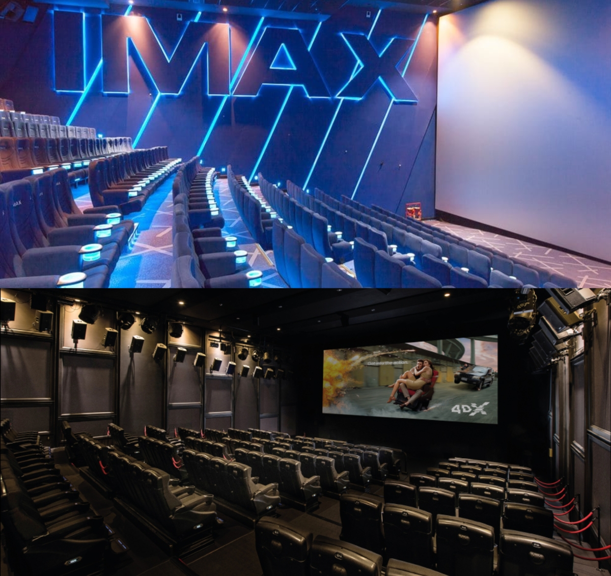 Is IMAX 3D better than 4DX?